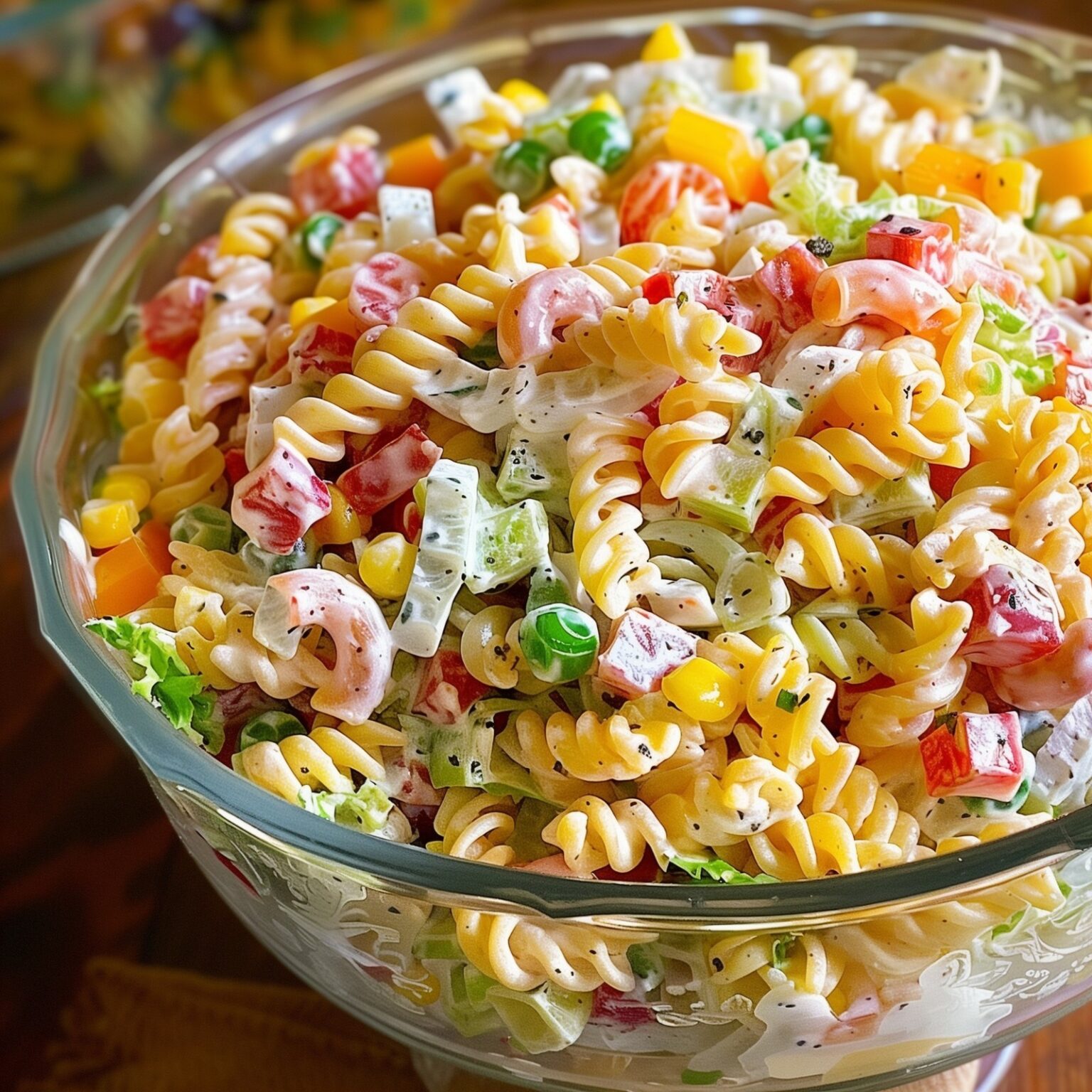 Fast Easy Pasta Salad - Nutrition facts